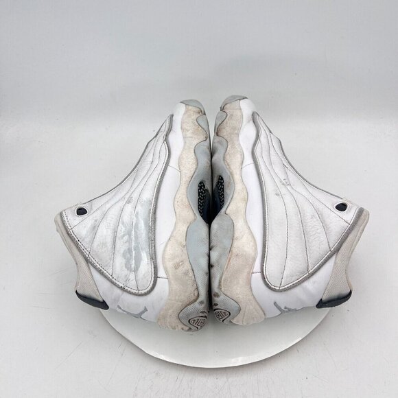 Nike Air Jordan Pro Strong Pure Money Men Size 10.5 DC8418-103 White Silver Shoe - Picture 8 of 13
